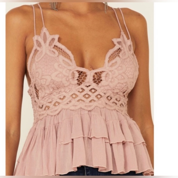 NWT Free People Mauve Adella Top Size L - Picture 4 of 12